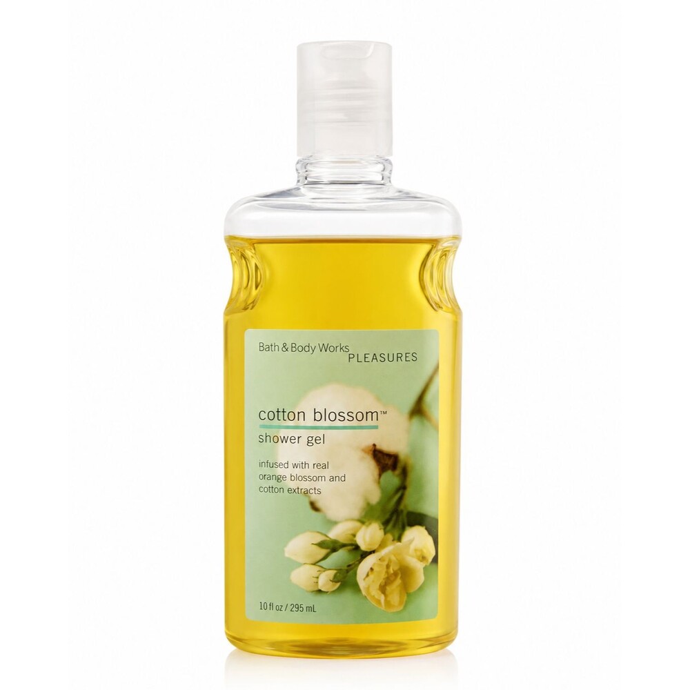 Bath & Body Works Cotton Blossom Shower Gel 10 Oz Fresh Clean Scent New Sealed